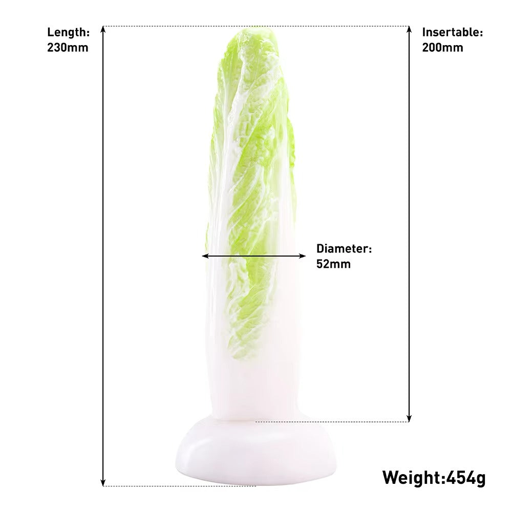 Vegetable-Shaped Silicone Dildo