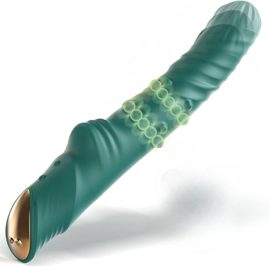 2-in-1 Rotating & Thrusting G-Spot Vibrator