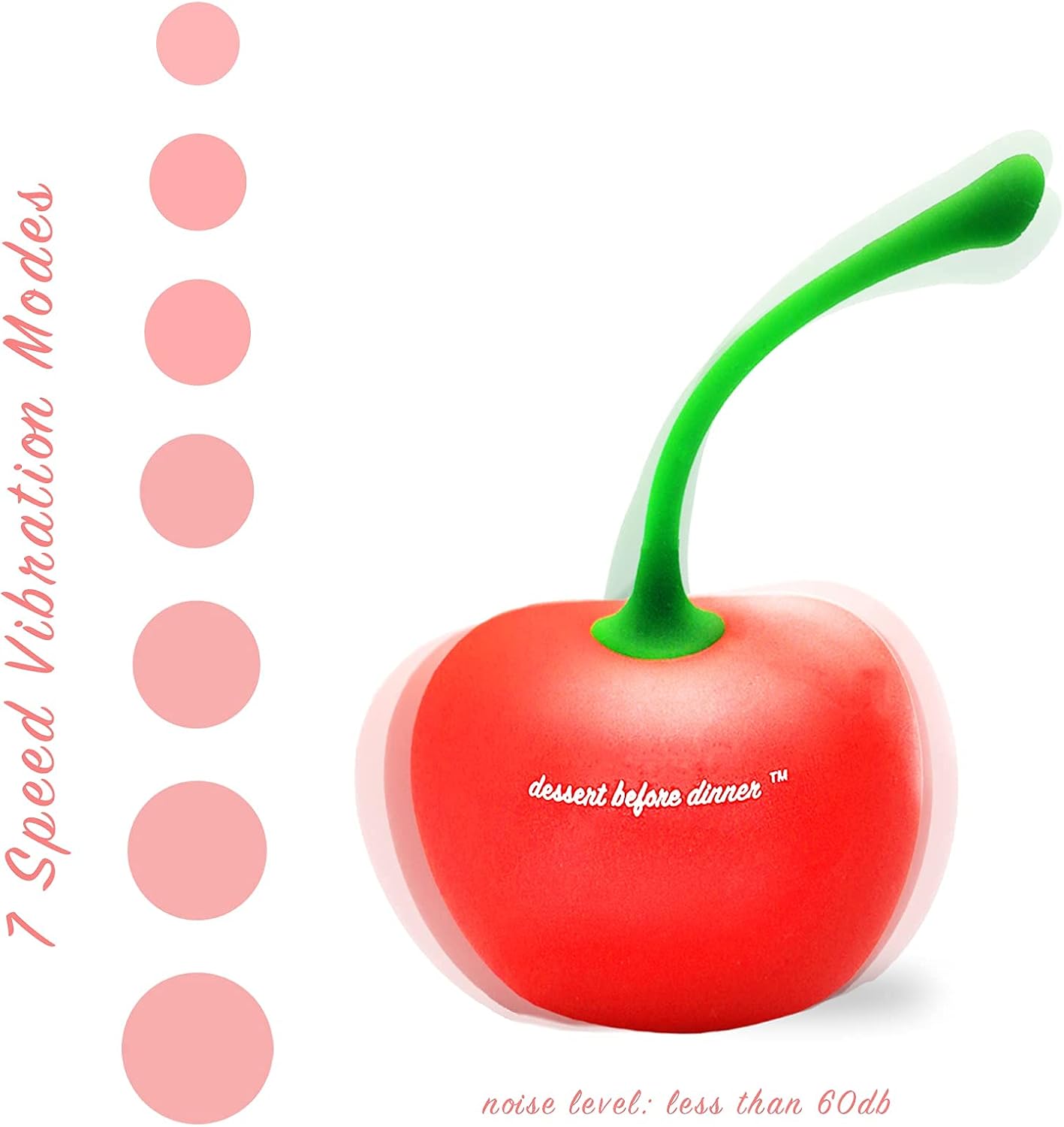 Cherry Silicone Vibrating Egg