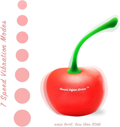 Cherry Silicone Vibrating Egg