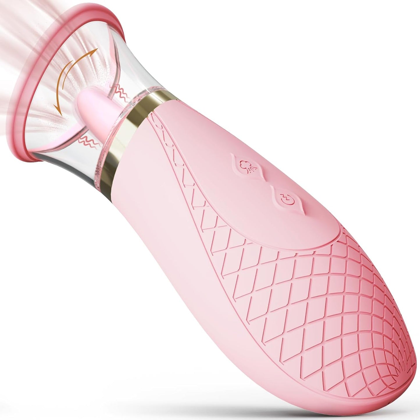 Dual-Action Clitoral & Nipple Sucking Tongue Vibrator