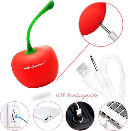 Cherry Silicone Vibrating Egg