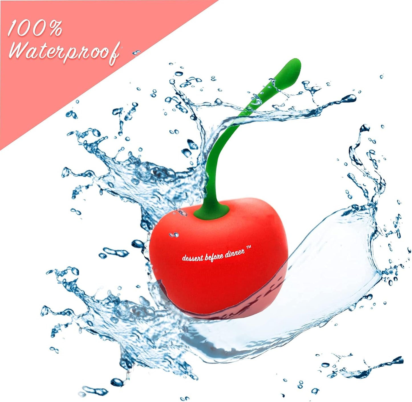 Cherry Silicone Vibrating Egg