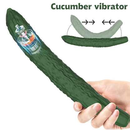 Cucumber Textured Silicone G-Spot Vibrator