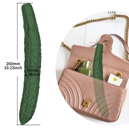 Cucumber Textured Silicone G-Spot Vibrator