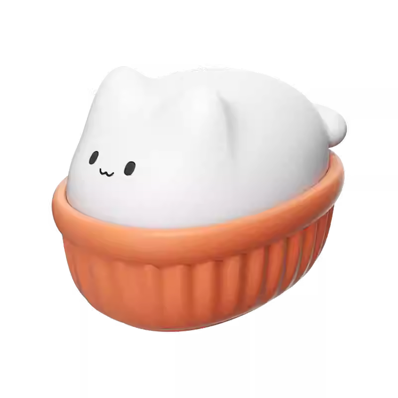 Cupcake Cat-Style Clitoral Suction Vibrator