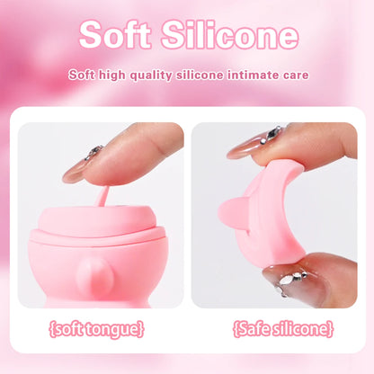 Piggy Style Tongue Motion Suction & Vibration Massager