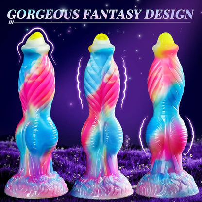 4-in-1 Thrusting Dragon-Style Dildo Vibrator