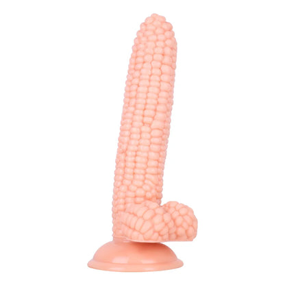 Corn-Shaped Dildo with Suction Cup