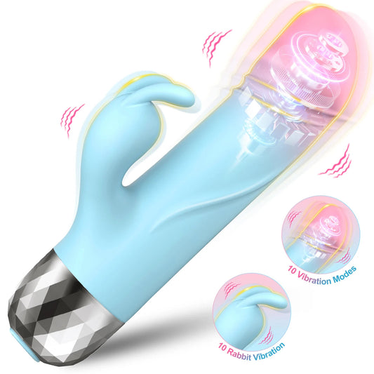 Powerful Silicone Rabbit G-Spot Vibrator