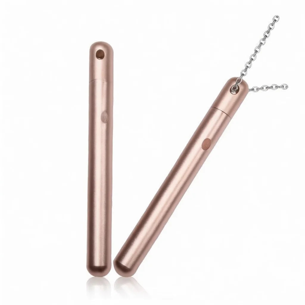 Mini Metal Bullet Vibrator Necklace