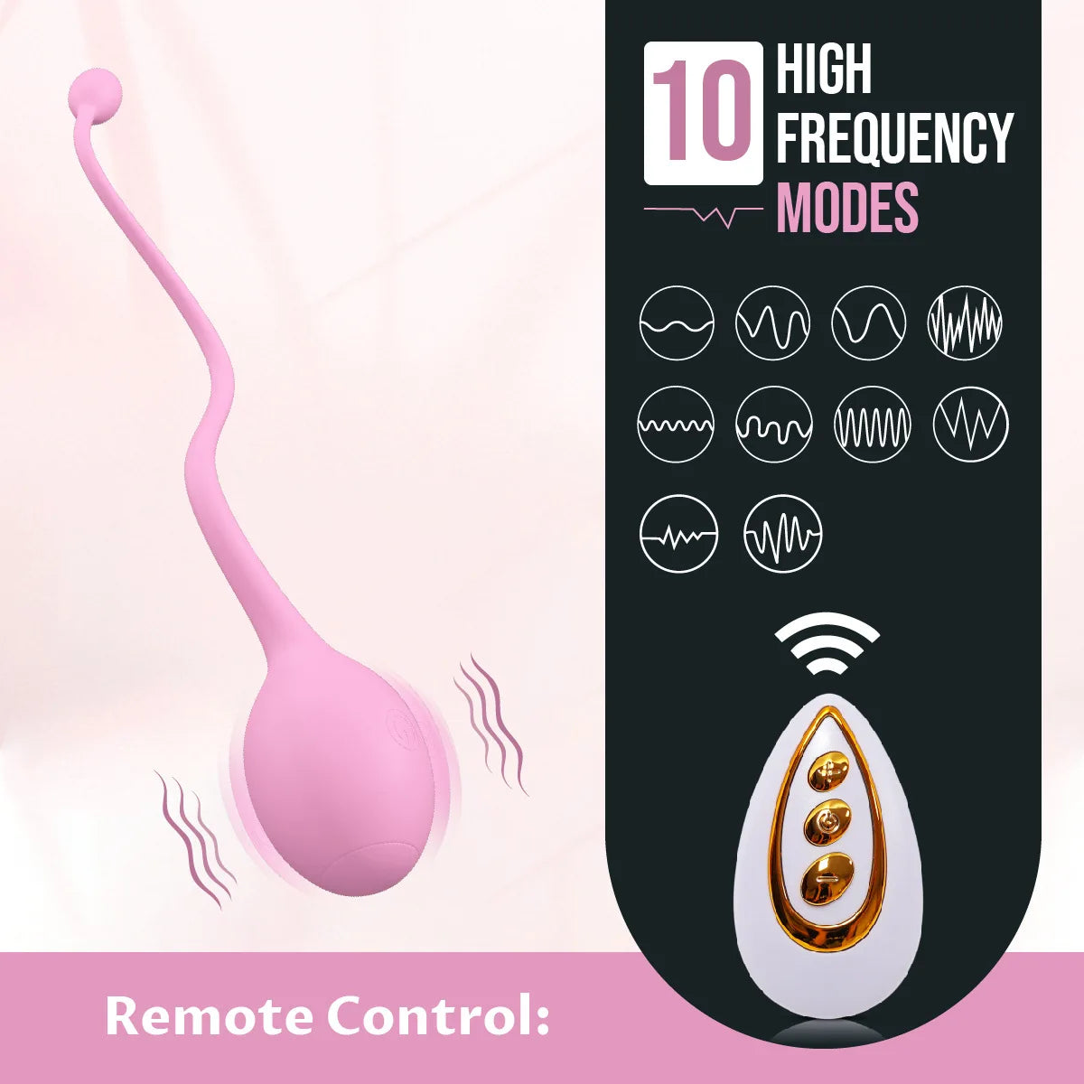 Wireless Remote Control Vibrating Egg