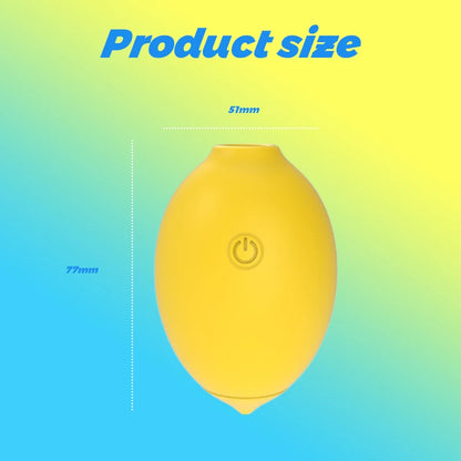 Lemon-Shaped Clitoral Sucking Vibrator