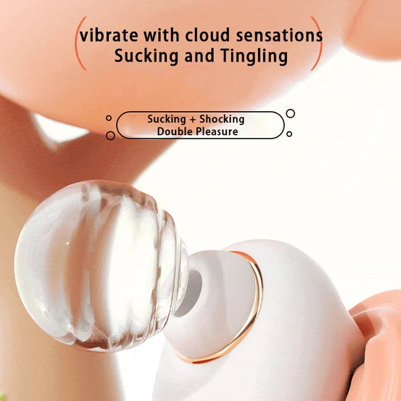Cupcake Cat-Style Clitoral Suction Vibrator