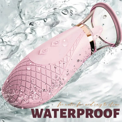 Dual-Action Clitoral & Nipple Sucking Tongue Vibrator