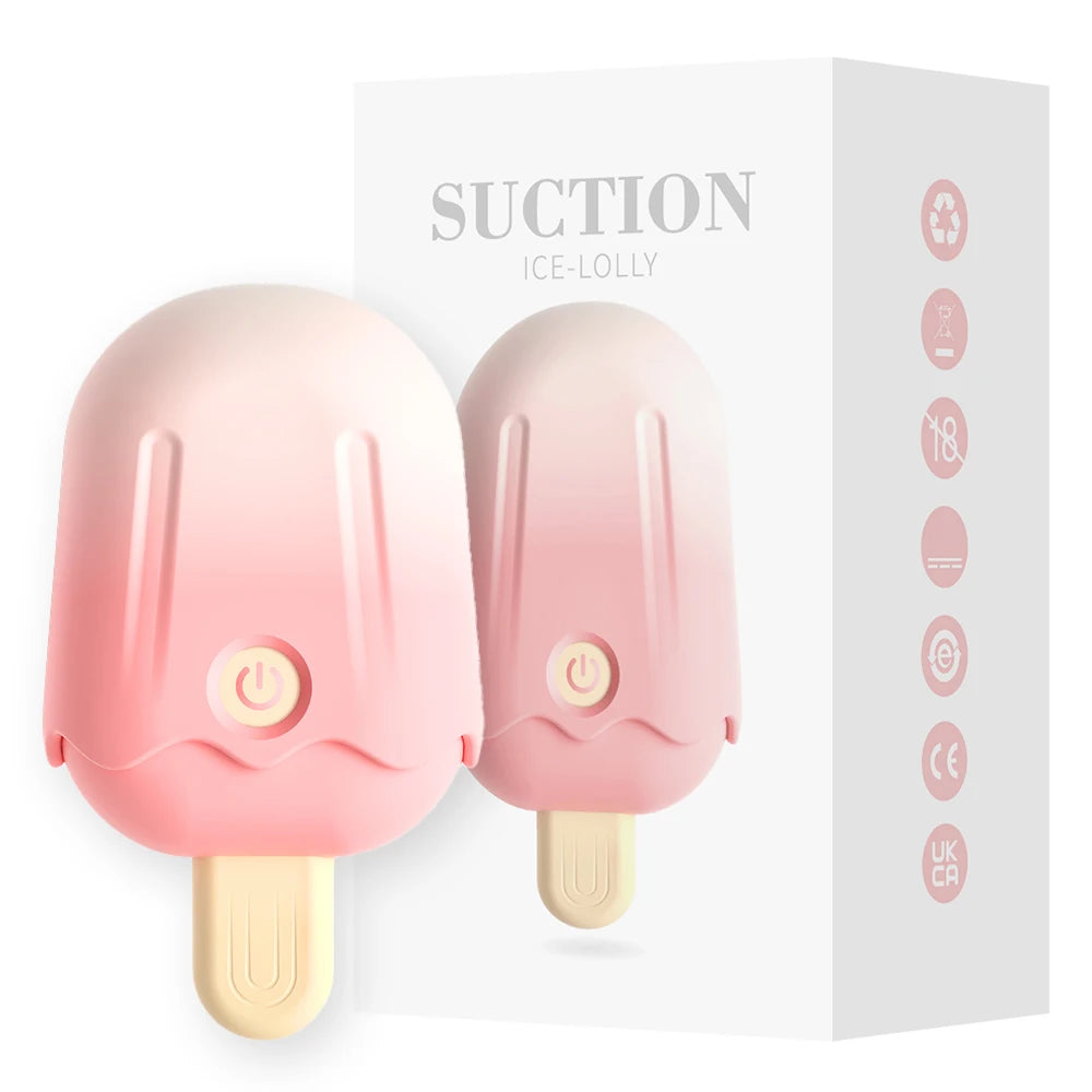 Ice Cream Style Clitoral Sucking Vibrator