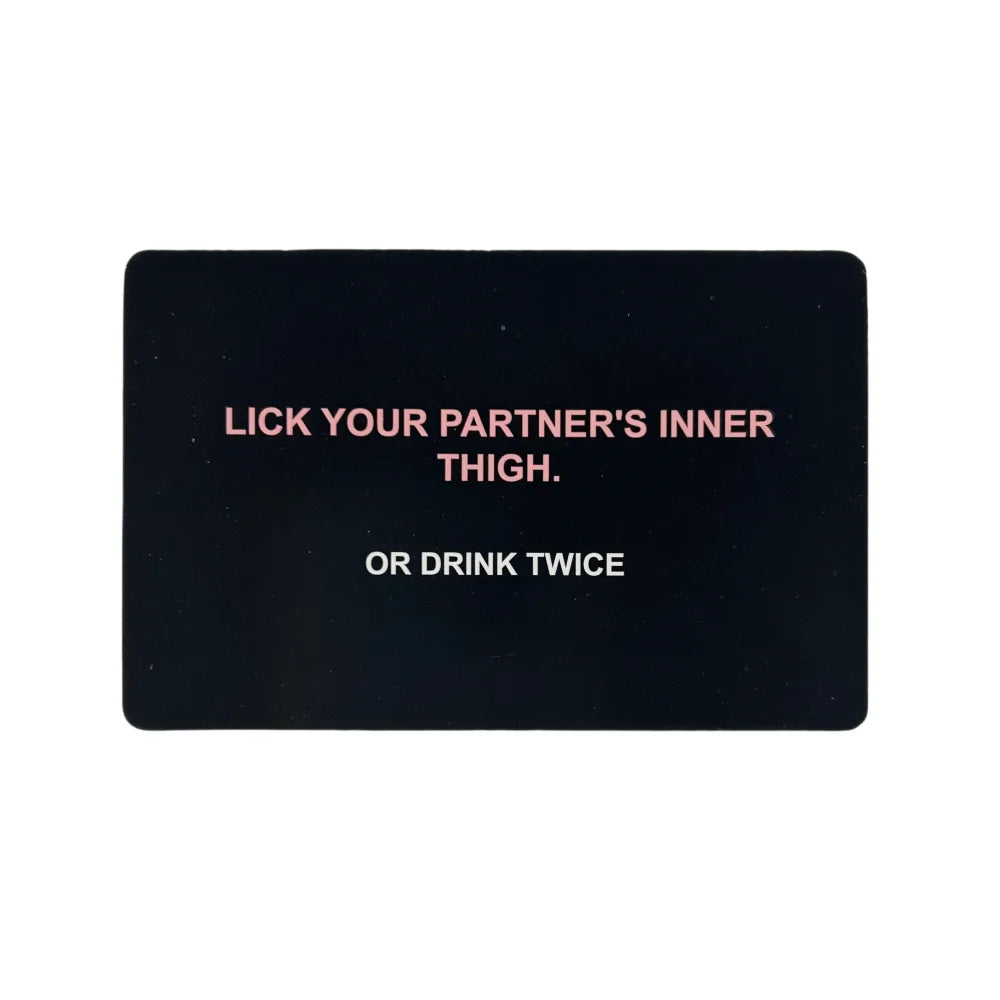 54-Piece Couples Drinking Game Cards