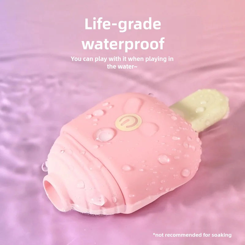 Ice Cream Style Clitoral Sucking Vibrator