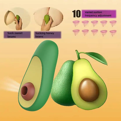 Avocado-Shaped Clitoral Sucking Vibrator