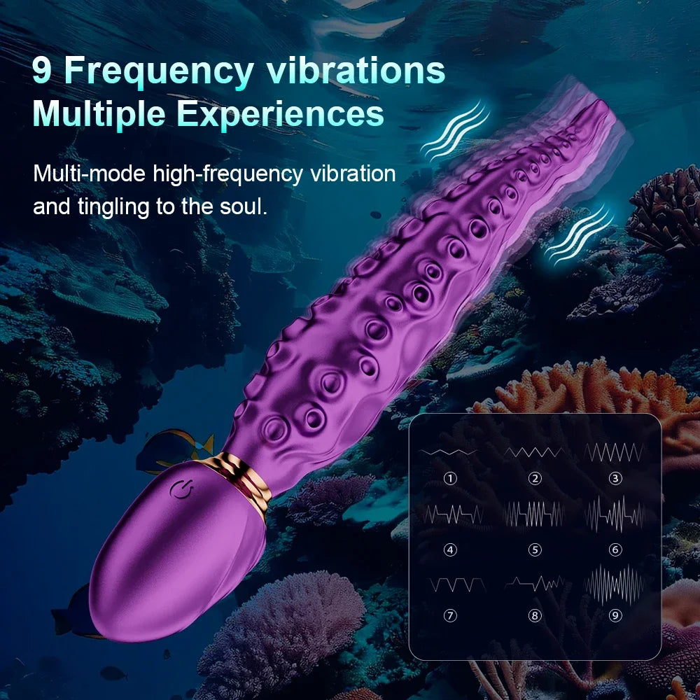 360° Rotation Octopus Tentacle Vibrator