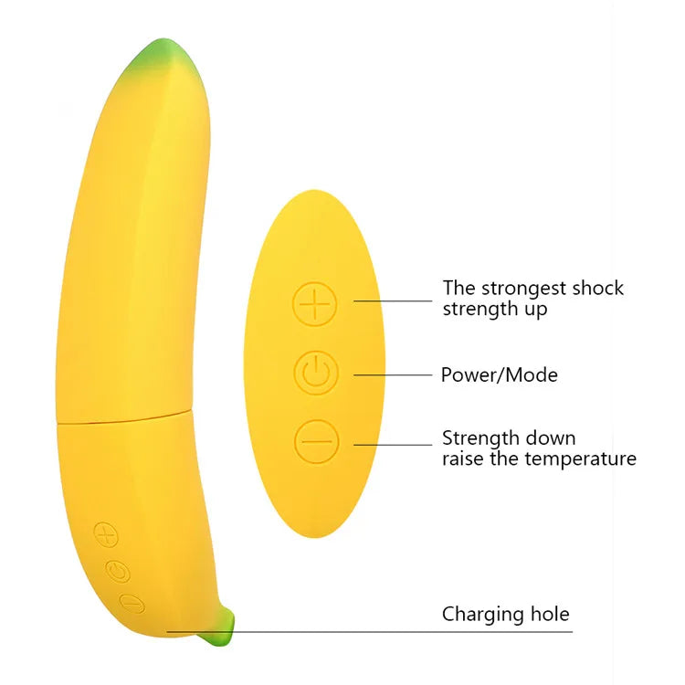 Banana-Shaped Silicone G-Spot Vibrator