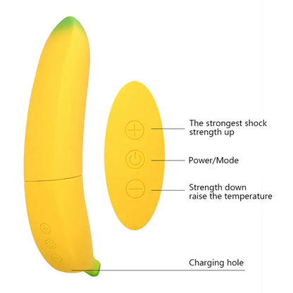 Banana-Shaped Silicone G-Spot Vibrator