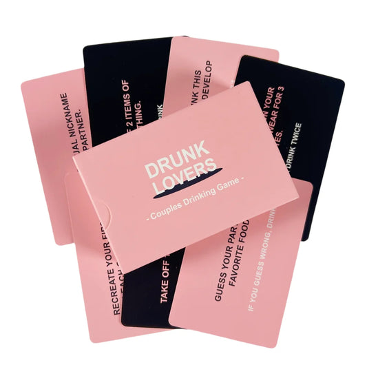 54-Piece Couples Drinking Game Cards