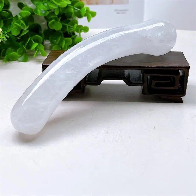 Clear Quartz Crystal Massage Wand