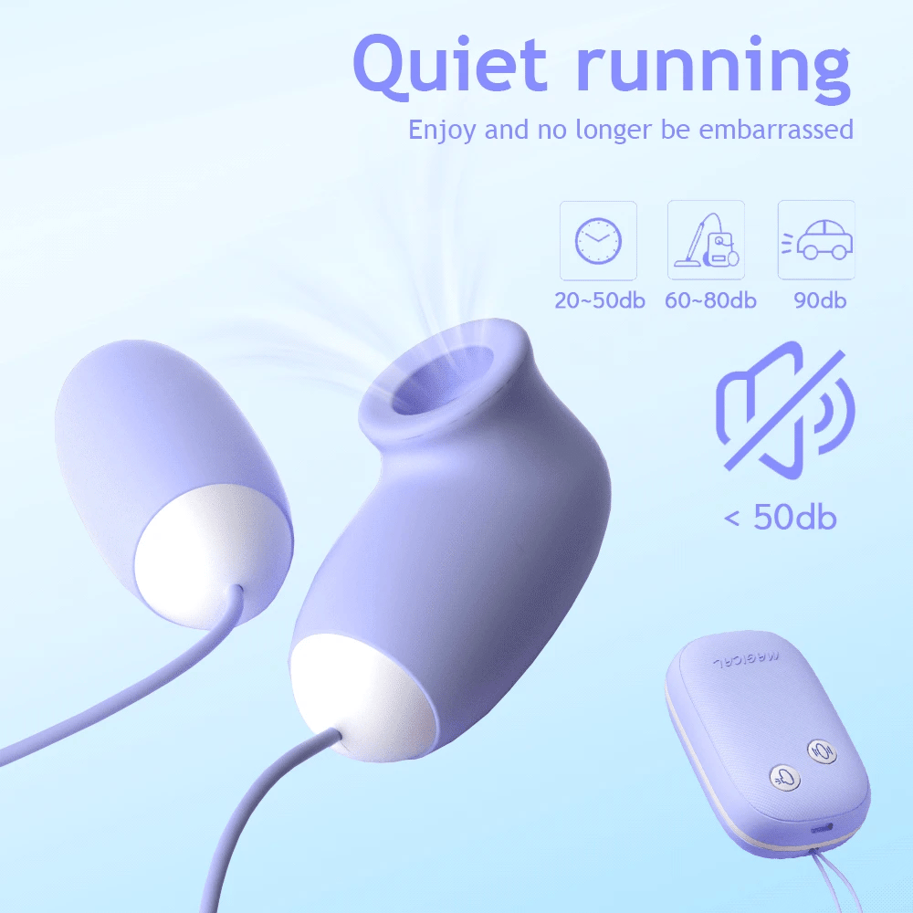 24-Mode Clitoral & G-Spot Suction Egg Vibrator