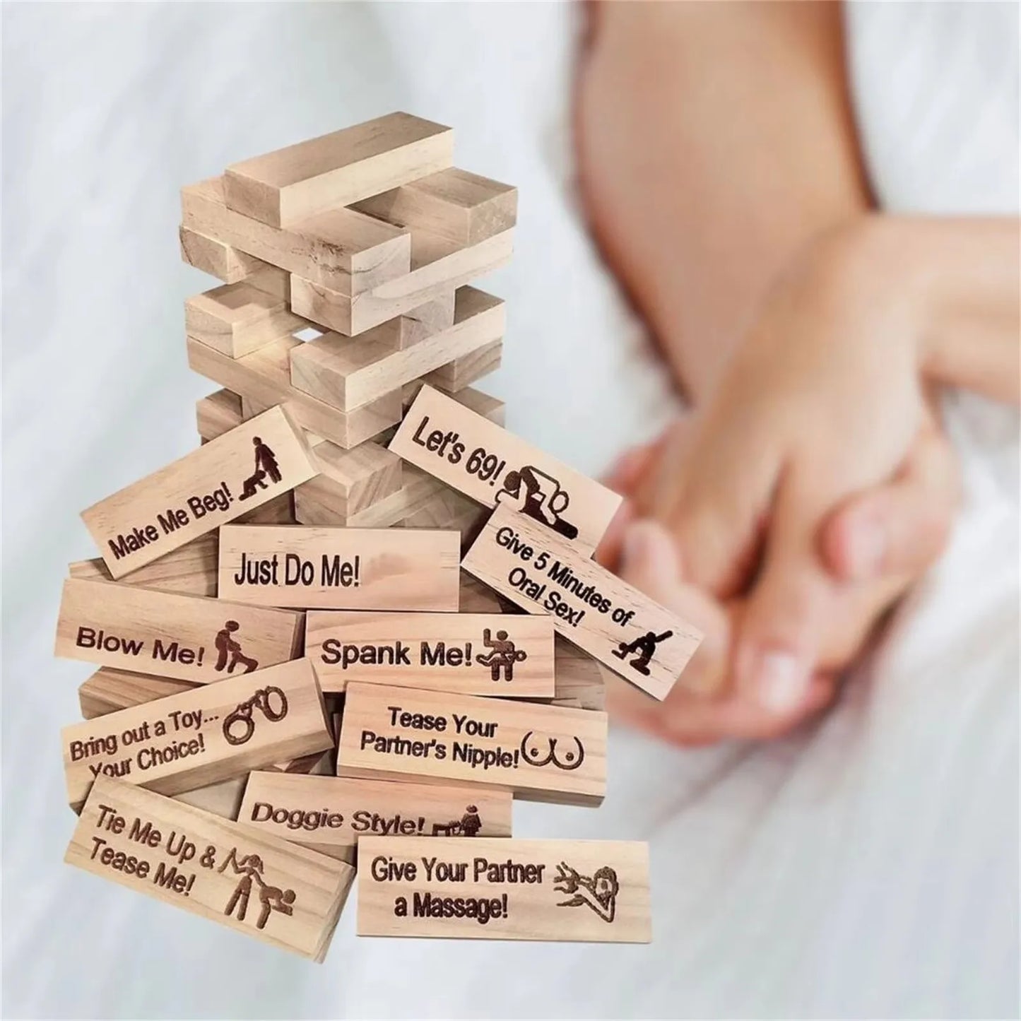 Block Tower Game – Adult Couples Edition
