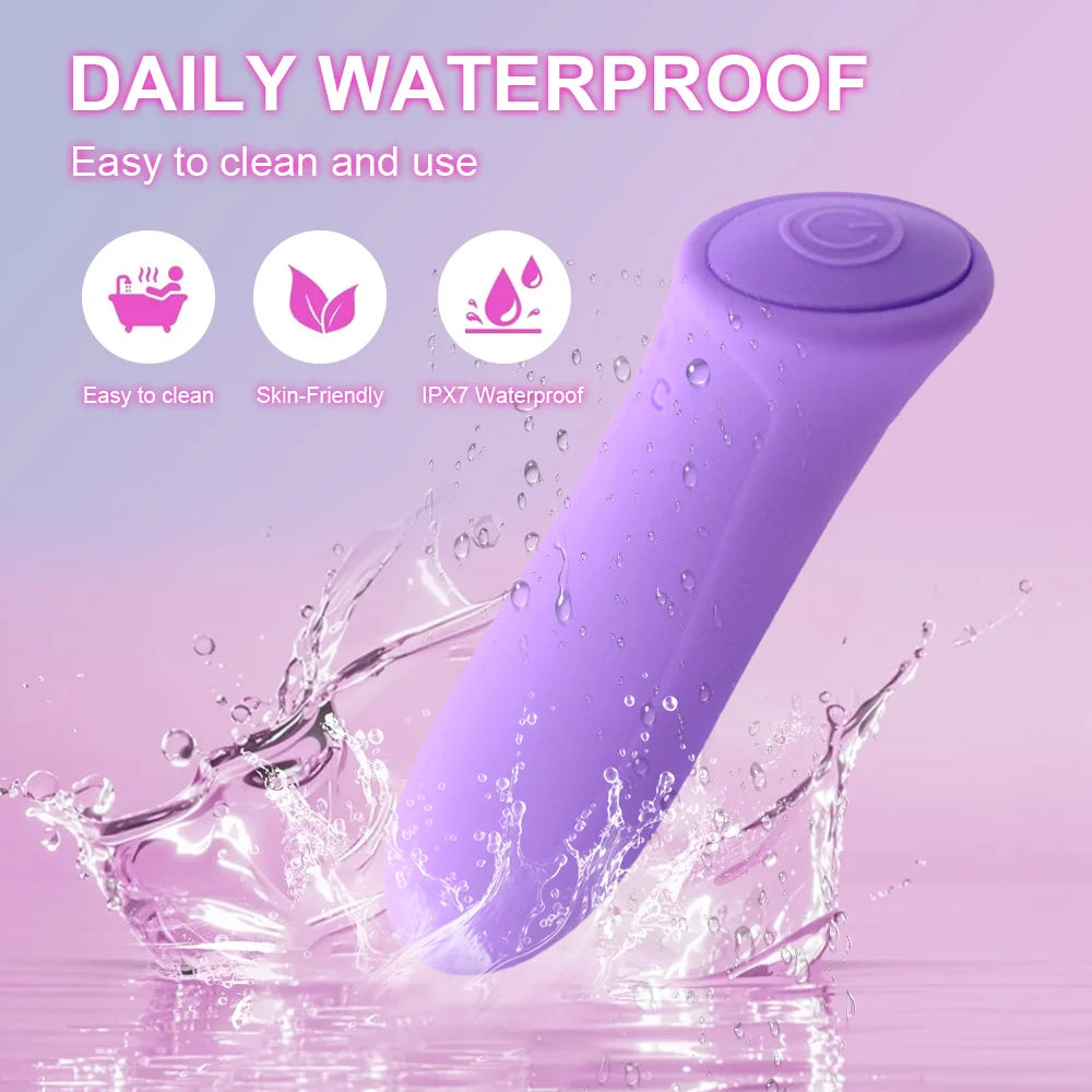Mini Bullet Silicone Vibrator