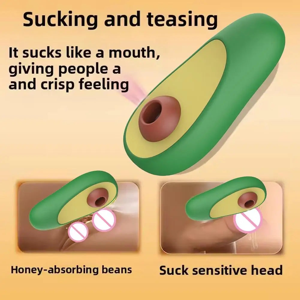 Avocado-Shaped Clitoral Sucking Vibrator