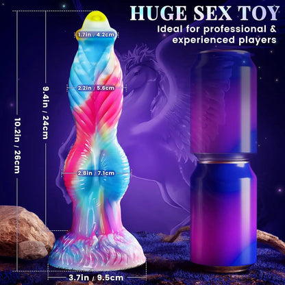 4-in-1 Thrusting Dragon-Style Dildo Vibrator