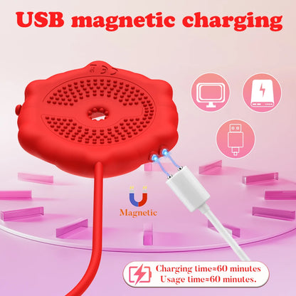 App-Controlled Vibrating Nipple Clamps Vibrator