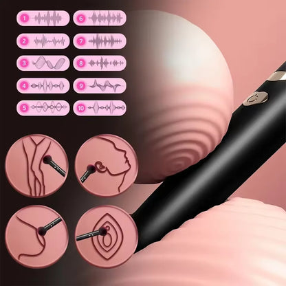 Makeup Brush Style Bullet Vibrator