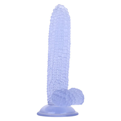 Corn-Shaped Dildo with Suction Cup