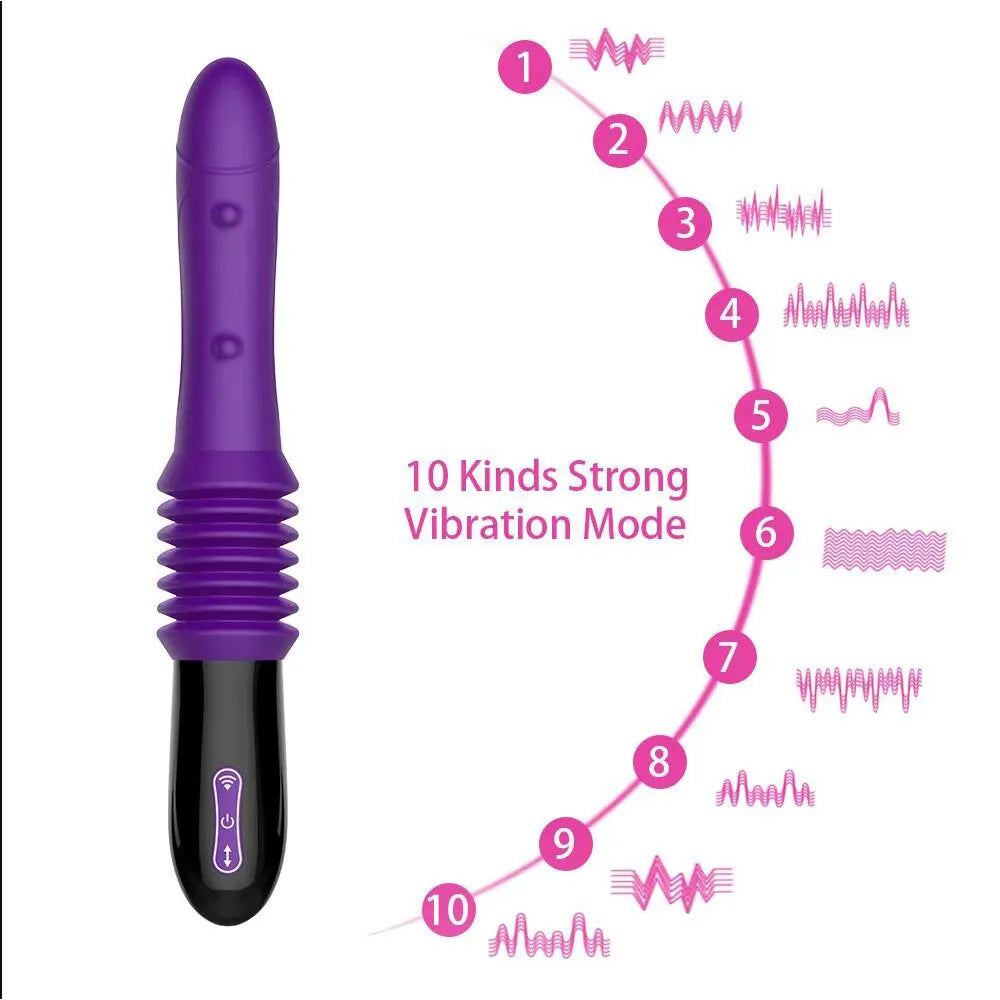 Automatic Thrusting Telescopic G-Spot Vibrator