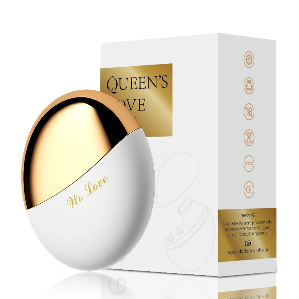 Egg-Shaped Clitoral Suction Vibrator