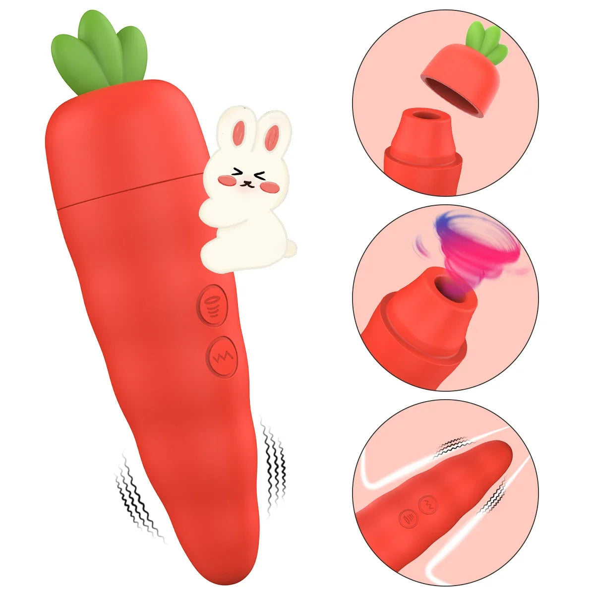 Carrot-Shaped Vibrator