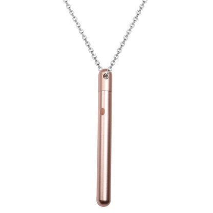 Mini Metal Bullet Vibrator Necklace