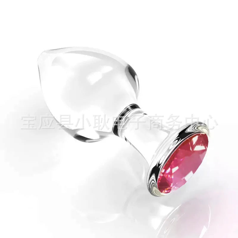 Crystal Glass Anal Plug