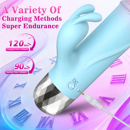 Powerful Silicone Rabbit G-Spot Vibrator