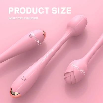 Flower-Shaped Silicone Vibrator