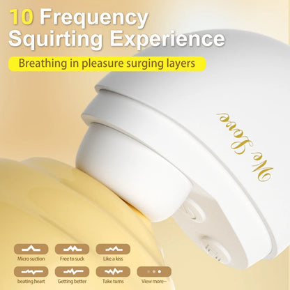 Egg-Shaped Clitoral Suction Vibrator