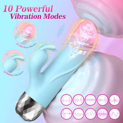 Powerful Silicone Rabbit G-Spot Vibrator