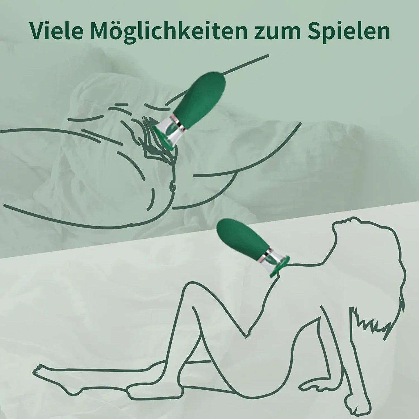 Dual-Action Clitoral & Nipple Sucking Tongue Vibrator