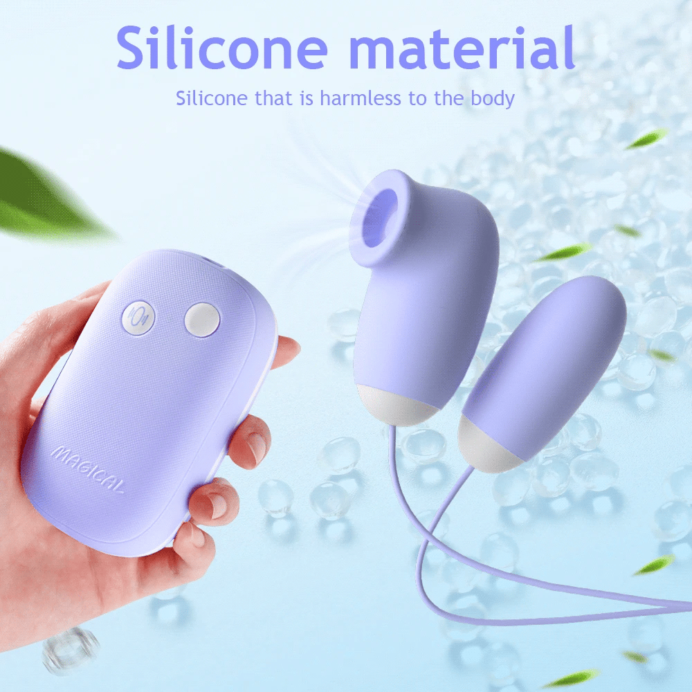 24-Mode Clitoral & G-Spot Suction Egg Vibrator