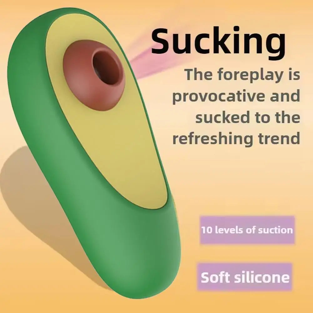 Avocado-Shaped Clitoral Sucking Vibrator