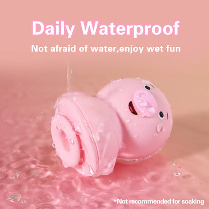 Piggy Style Tongue Motion Suction & Vibration Massager