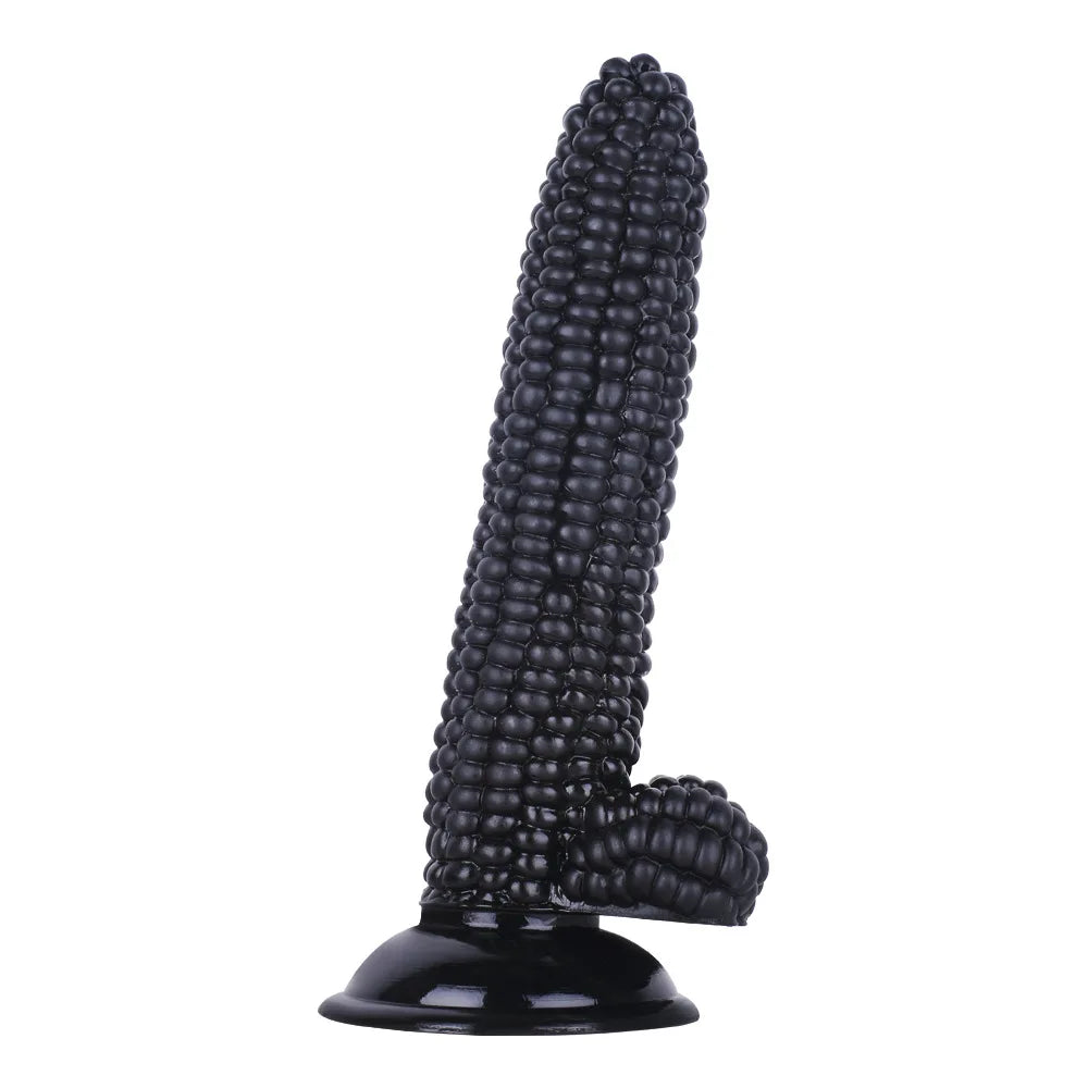 Corn-Shaped Dildo with Suction Cup